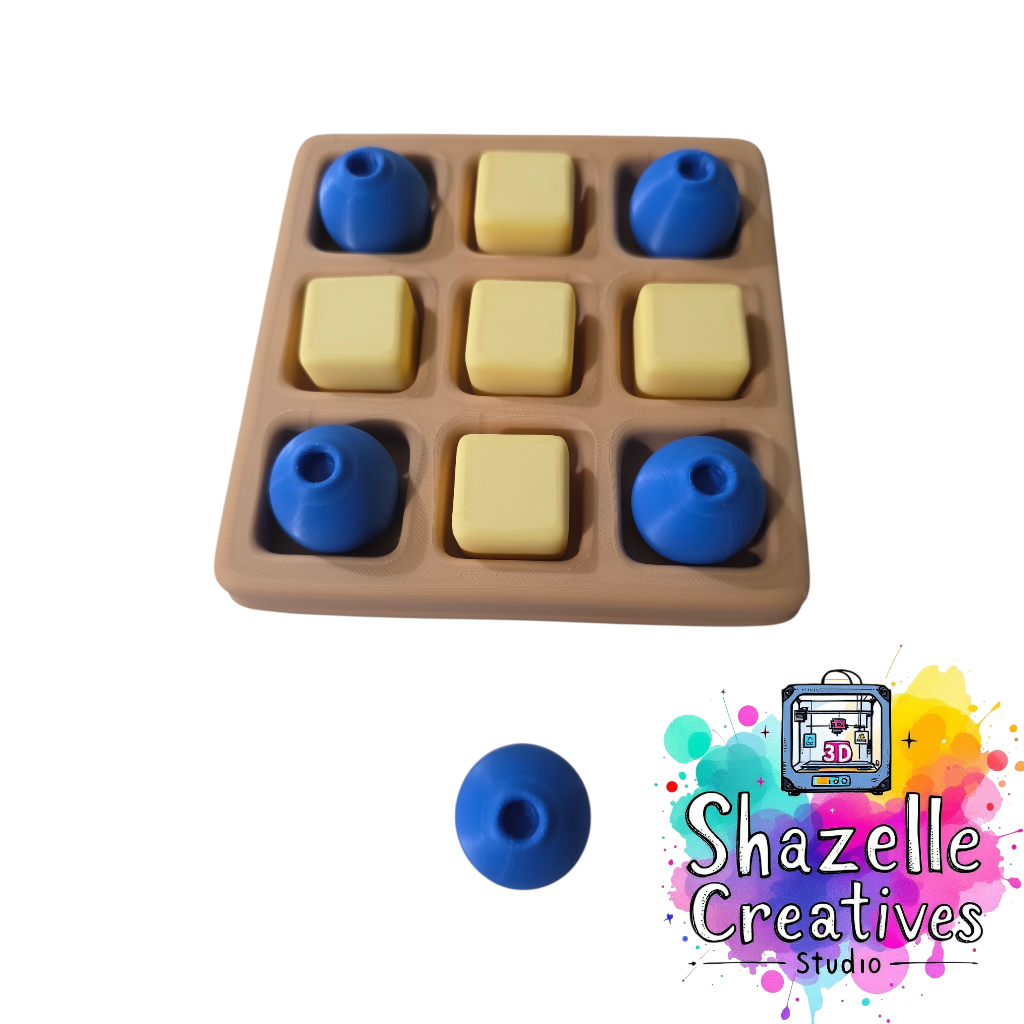 3D Printed Tic-Tac-Toe Game