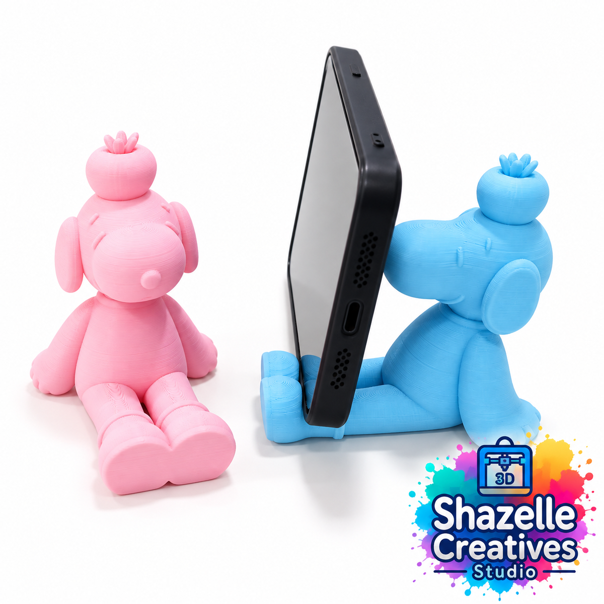 📱✨ 3D Printed Cute Snoopy Phone Stand Collection ✨🐶