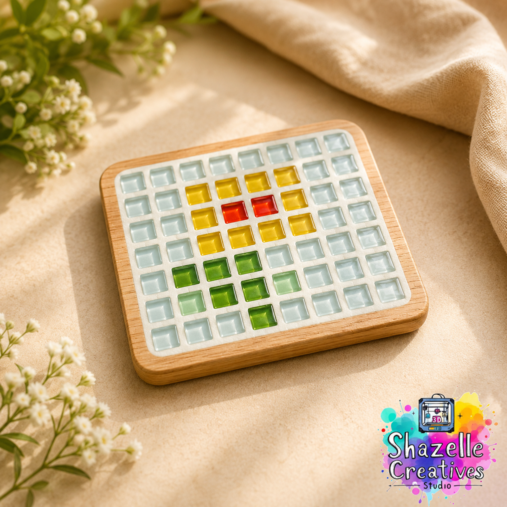 DIY Mosaic Wood Coaster Kit