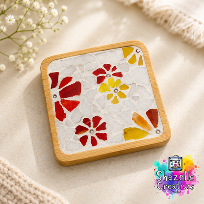 DIY Mosaic Wood Coaster Kit