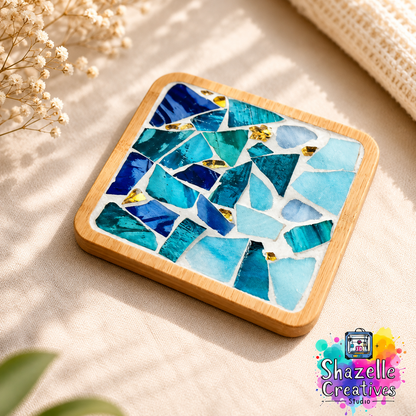 DIY Mosaic Wood Coaster Kit
