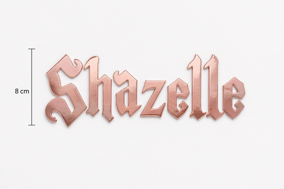 Custom Vinyl Sticker Name