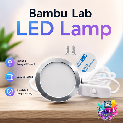 Bambu Lab Led Lamp Kit-001 3D Printable Kit DIY Makerworld MH001 Creative Model Parts 3D Printable Night Lamp