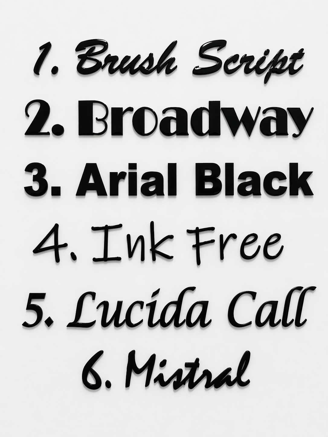 Custom Vinyl Sticker Name