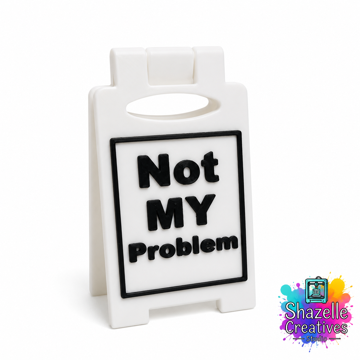 3D Printed Funny Work Desk Decor by Shazelle Creatives Studio