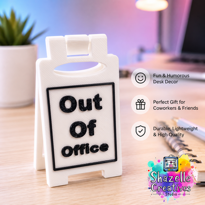 3D Printed Funny Work Desk Decor by Shazelle Creatives Studio