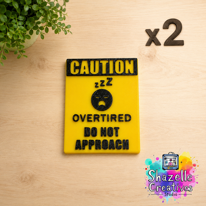 3D Printed Do-Not-Approach Funny Interchangeable Desk Decor