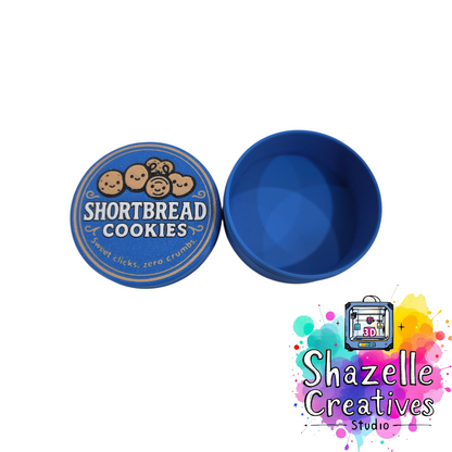 3D Printed Shortbread Cookies Set Clicker Fidget Toy inspired by danish cookie