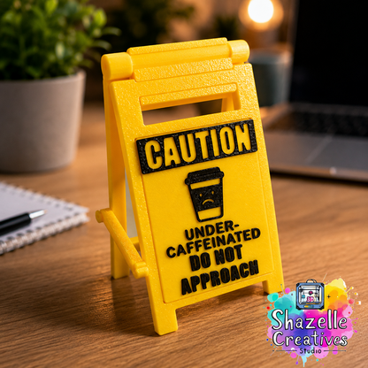 3D Printed Do-Not-Approach Funny Interchangeable Desk Decor