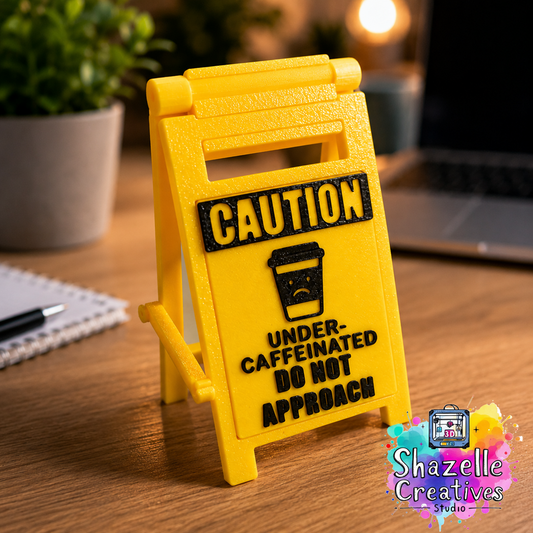 3D Printed Do-Not-Approach Funny Interchangeable Desk Decor